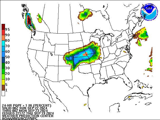 24-Hour PQPF valid 00Z September 23, 2024