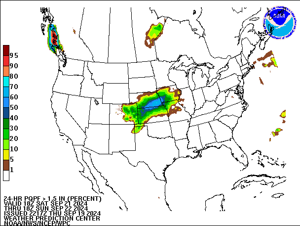 24-Hour PQPF valid 18Z September 22, 2024