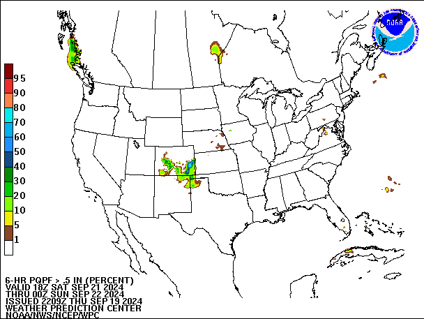 6-Hour PQPF valid 00Z September 22, 2024