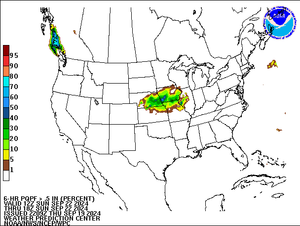 6-Hour PQPF valid 18Z September 22, 2024